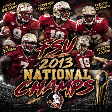 FSU 2013 National Champs Poster