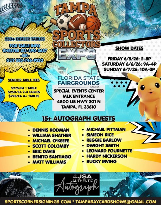 Tampa Sports Collectors Expo Flyer (1)